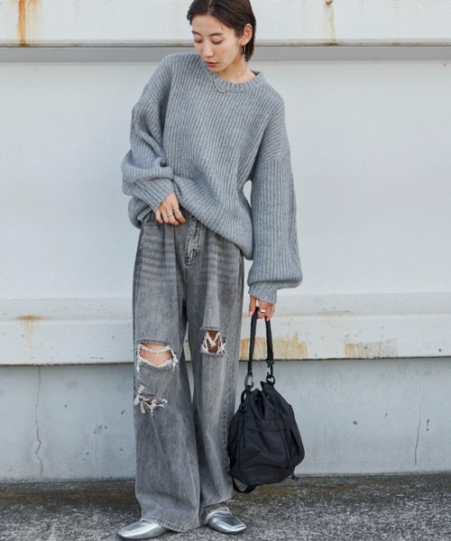 Auntie Rosa Holiday（アンティローザホリデー）の「デニムパンツ（デニムパンツ・レディース・ブルー・MEDIUM）」の6枚目の写真