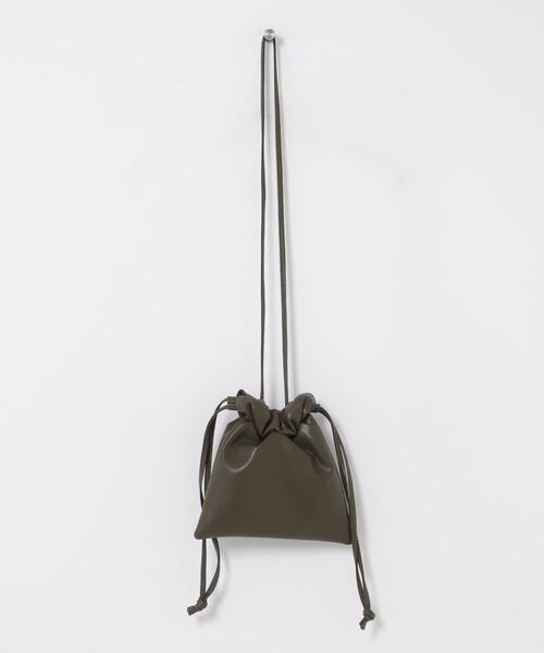 KBF（ケイビーエフ）の「ギャザーデザインミニBAG（ショルダーバッグ・レディース・アイボリー/カーキ/ブラック・ONE）」の12枚目の写真