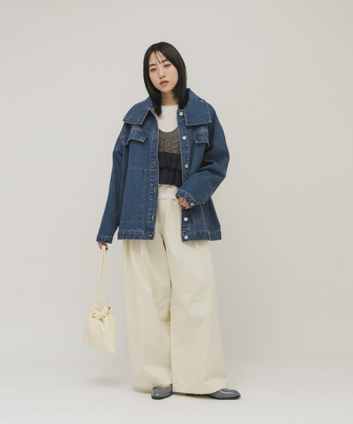 KBF（ケイビーエフ）の「ギャザーデザインミニBAG（ショルダーバッグ・レディース・ブラック/アイボリー/カーキ・ONE）」の14枚目の写真