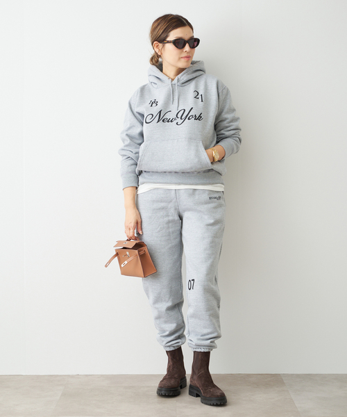 Deuxieme Classe（ドゥーズィエムクラス）の「BTN Logo Hoodie（パーカー・レディース・ネイビー/グレー・FREE）」の16枚目の写真