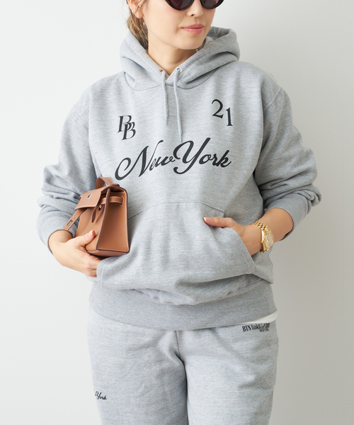 Deuxieme Classe（ドゥーズィエムクラス）の「BTN Logo Hoodie（パーカー・レディース・ネイビー/グレー・FREE）」の18枚目の写真