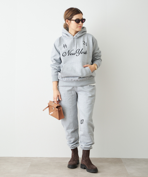 Deuxieme Classe（ドゥーズィエムクラス）の「BTN Logo Hoodie（パーカー・レディース・ネイビー/グレー・FREE）」の21枚目の写真