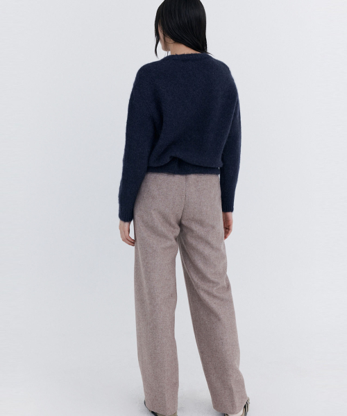 WNDERKAMMER(ブンダーカンマー)の「アルパカブークルニットプルオーバー_ネイビー(ニット/セーター・レディース・その他・ONE SIZE)」の3枚目の写真