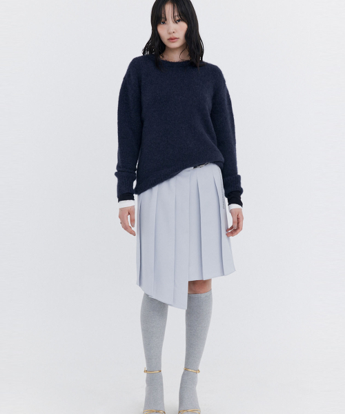 WNDERKAMMER(ブンダーカンマー)の「アルパカブークルニットプルオーバー_ネイビー(ニット/セーター・レディース・その他・ONE SIZE)」の8枚目の写真