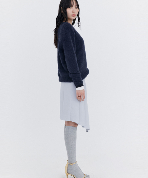 WNDERKAMMER(ブンダーカンマー)の「アルパカブークルニットプルオーバー_ネイビー(ニット/セーター・レディース・その他・ONE SIZE)」の9枚目の写真