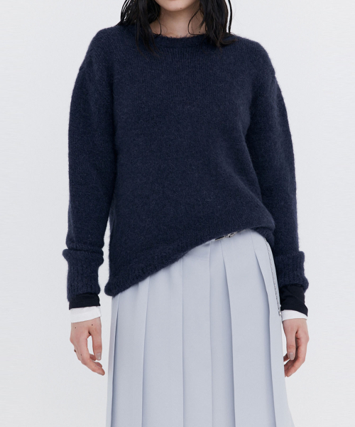 WNDERKAMMER(ブンダーカンマー)の「アルパカブークルニットプルオーバー_ネイビー(ニット/セーター・レディース・その他・ONE SIZE)」の10枚目の写真