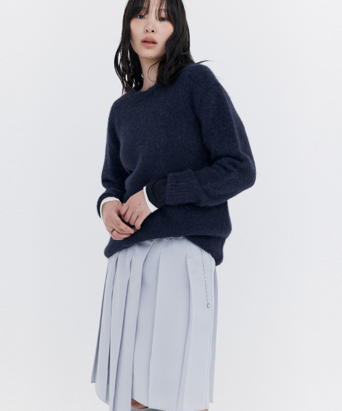 WNDERKAMMER(ブンダーカンマー)の「アルパカブークルニットプルオーバー_ネイビー(ニット/セーター・レディース・その他・ONE SIZE)」の11枚目の写真