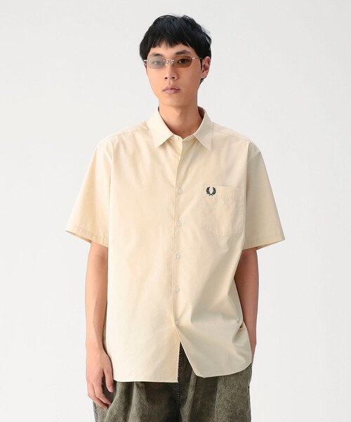 FRED PERRY(フレッドペリー)の「【別注】FRED PERRY / Broad Short Sleeve Shirts(シャツ/ブラウス・メンズ・ホワイト/ナチュラル・SMALL/MEDIUM/LARGE/X-LARGE)」の19枚目の写真