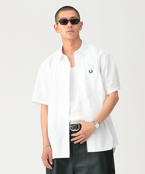 FRED PERRY(フレッドペリー)の「【別注】FRED PERRY / Broad Short Sleeve Shirts(シャツ/ブラウス・メンズ・ホワイト/ナチュラル・SMALL/MEDIUM/LARGE/X-LARGE)」の20枚目の写真