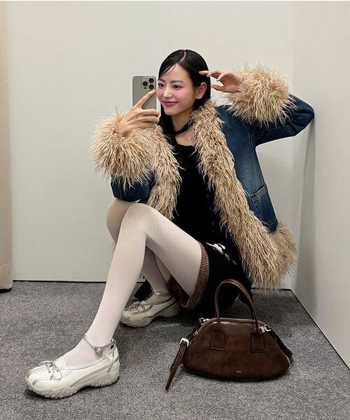 MUSINSA STANDARD WOMAN（ムシンサスタンダードウーマン）の「ウィメンズ ローライズプリーツミニスカート [メランジグレー]（スカート・レディース・その他・LARGE/MEDIUM/SMALL/X-SMALL）」の19枚目の写真