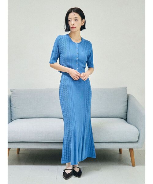 LAGUNAMOON（ラグナムーン）の「MODERNカッティングメタルヒールミュール（パンプス・レディース・ブラック/ミント・MEDIUM/SMALL）」の12枚目の写真