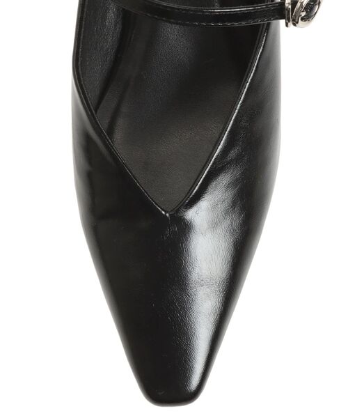 LAGUNAMOON（ラグナムーン）の「MODERNカッティングメタルヒールミュール（パンプス・レディース・ブラック/ミント・MEDIUM/SMALL）」の17枚目の写真