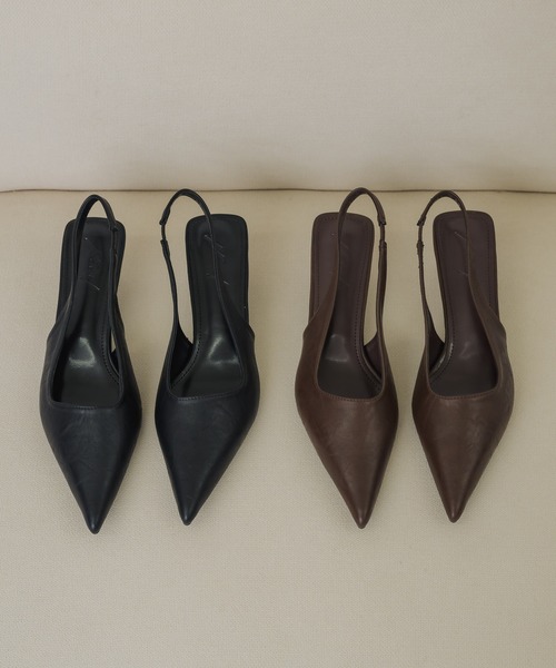 NEUNA（ヌナ）の「クラシックポインテッドパンプス（パンプス・レディース・ブラウン/ブラック・39/38/36）」の13枚目の写真