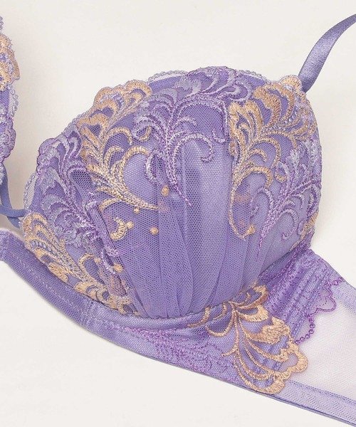 Ravijour(ラヴィジュール)の「アヴェネル ホットリフト ブラ(B~Eカップ)(ブラジャー・レディース・グレー/パープル/グリーン・E70/E65/D75/D70/D65/C75/C70/C65/B75/B70/B65/E75)」の13枚目の写真