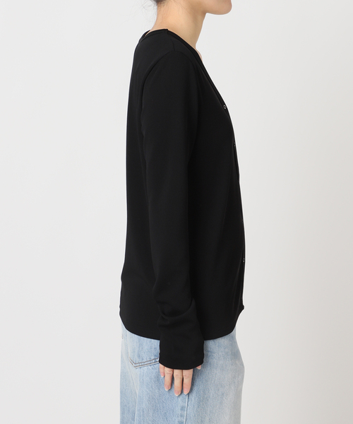 plage（プラージュ）の「Rib  カーディガン（カーディガン/ボレロ・レディース・ベージュ/ブラック・FREE）」の14枚目の写真