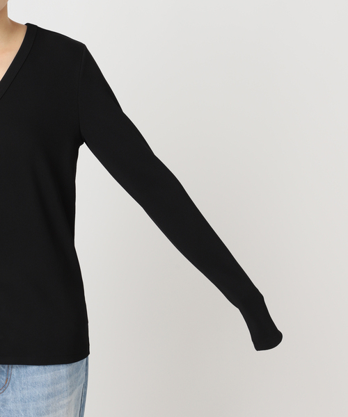 plage（プラージュ）の「Rib  カーディガン（カーディガン/ボレロ・レディース・ベージュ/ブラック・FREE）」の15枚目の写真