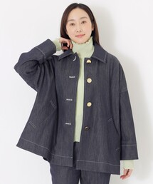 S.ESSENTIALS（エスエッセンシャルズ）の「レーヨンストレッチデニムジャケット（デニムジャケット）」