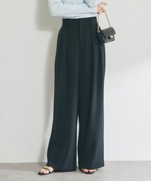 La boutique BonBon | 【スッキリ美シルエット・オケージョン対応】前開き2タックワイドパンツ(スラックス)