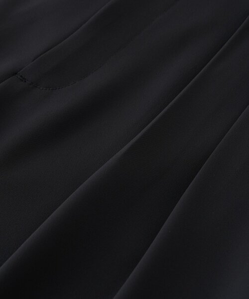 La boutique BonBon（ラブティックボンボン）の「【スッキリ美シルエット・オケージョン対応】前開き2タックワイドパンツ（スラックス・レディース・ブラック/オフホワイト/グレー・PS/36/38）」の22枚目の写真