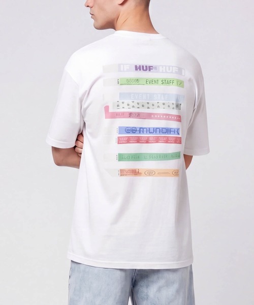 HUF(ハフ)の「【C-HUF3】【HUF/ハフ】ADMISSION TEE TS02457(Tシャツ/カットソー・メンズ・ホワイト/ブラック・X-LARGE/LARGE/MEDIUM/SMALL/XX-LARGE)」の1枚目の写真
