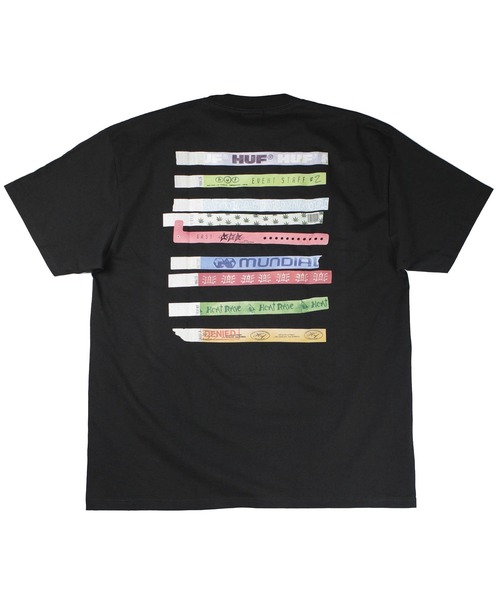 HUF(ハフ)の「【C-HUF3】【HUF/ハフ】ADMISSION TEE TS02457(Tシャツ/カットソー・メンズ・ホワイト/ブラック・X-LARGE/LARGE/MEDIUM/SMALL/XX-LARGE)」の2枚目の写真