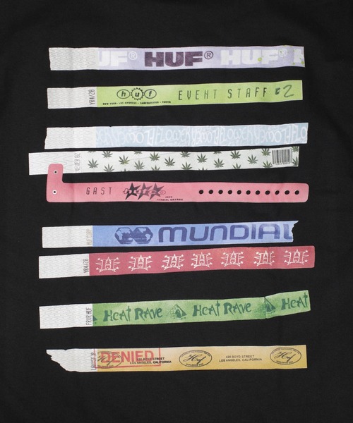 HUF(ハフ)の「【C-HUF3】【HUF/ハフ】ADMISSION TEE TS02457(Tシャツ/カットソー・メンズ・ホワイト/ブラック・X-LARGE/LARGE/MEDIUM/SMALL/XX-LARGE)」の12枚目の写真