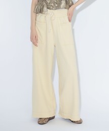 maturely | maturely / ヘム カットオフ フレア ジャージー(スウェットパンツ)