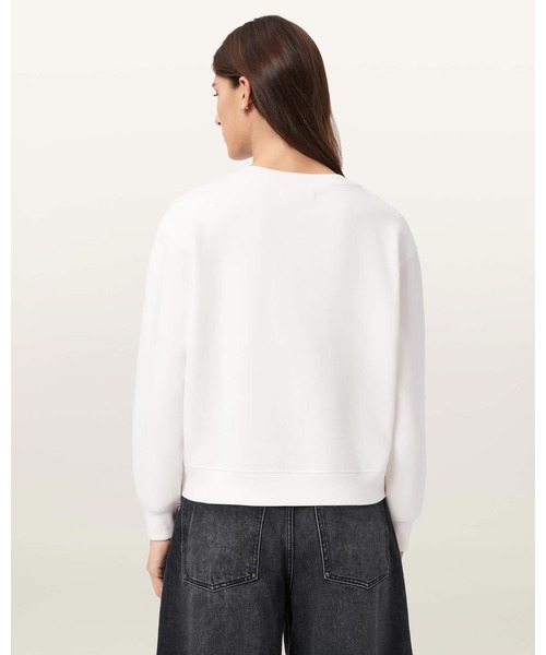 ALLSAINTS(オールセインツ)の「LUCK EMBELLISHED PIPPA SWEATSHIRT | LUCK エンべリッシュド ピッパ スウェットシャツ(スウェット・レディース・ホワイト・XS/S/M)」の8枚目の写真