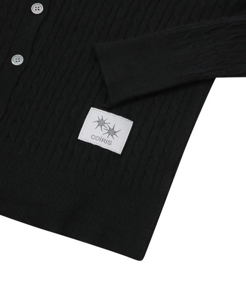 COIRIS_(コイリス)の「◇COIRIS◇ブランド直輸入正規品/エルン Rネック ケーブルニット カーディガン ERN R-NECK CABLE KNIT CARDIGAN(カーディガン/ボレロ・レディース・ブラック/グレー/レッド・FREE)」の14枚目の写真