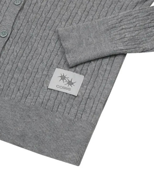 COIRIS_(コイリス)の「◇COIRIS◇ブランド直輸入正規品/エルン Rネック ケーブルニット カーディガン ERN R-NECK CABLE KNIT CARDIGAN(カーディガン/ボレロ・レディース・ブラック/グレー/レッド・FREE)」の17枚目の写真