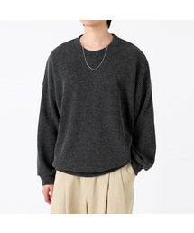 UMM（ウム）の「オーバーサイズリブニットスウェットTシャツ 6COLOR（スウェット）」