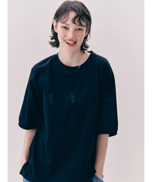 RMRN(アルエームアルエヌ)の「RELAX FIT T-SHIRT(Tシャツ/カットソー・レディース・ブラック/ホワイト・FREE)」の5枚目の写真