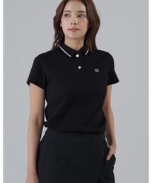 【St ANDREWS】ヘリンボーンジャガード半袖ポロシャツ (WOMENS)