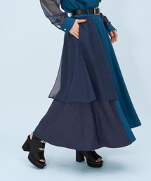 HARE | シアージャガードプリーツスカート(HARE)(スカート)