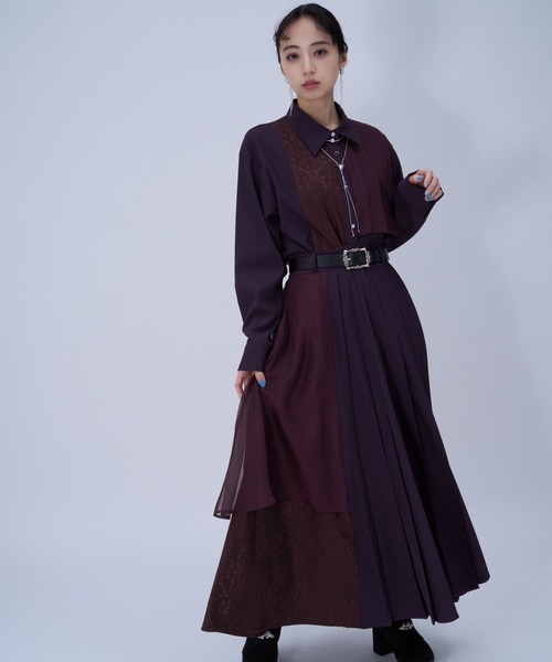 HARE（ハレ）の「シアージャガードプリーツスカート(HARE)（スカート・レディース・ブラック/ライトグレー・FREE）」の11枚目の写真