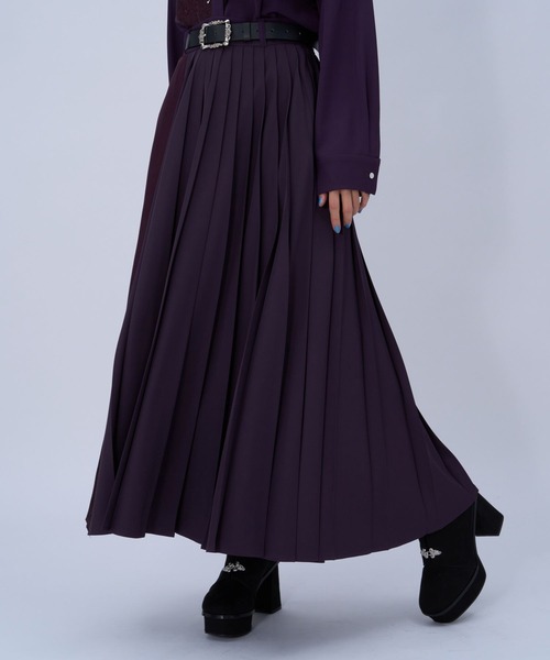 HARE（ハレ）の「シアージャガードプリーツスカート(HARE)（スカート・レディース・ブラック/ライトグレー・FREE）」の13枚目の写真