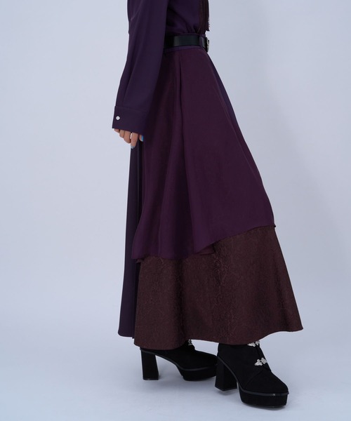 HARE（ハレ）の「シアージャガードプリーツスカート(HARE)（スカート・レディース・ブラック/ライトグレー・FREE）」の14枚目の写真