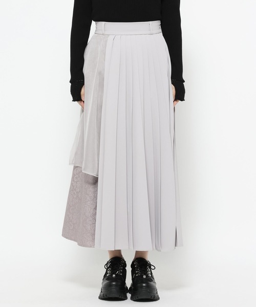 HARE（ハレ）の「シアージャガードプリーツスカート(HARE)（スカート・レディース・ブラック/ライトグレー・FREE）」の15枚目の写真