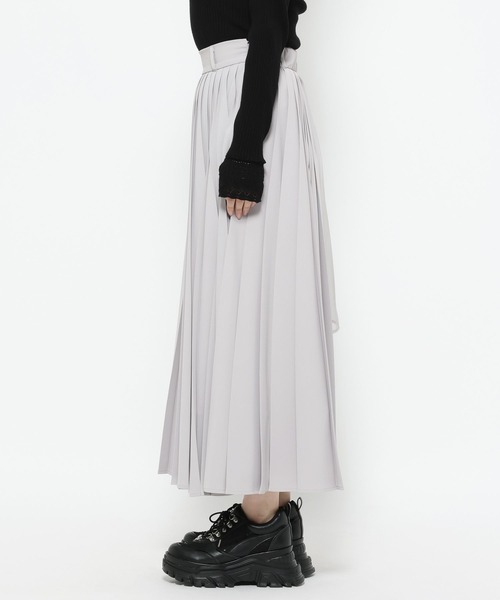 HARE（ハレ）の「シアージャガードプリーツスカート(HARE)（スカート・レディース・ブラック/ライトグレー・FREE）」の16枚目の写真
