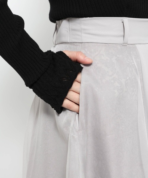 HARE（ハレ）の「シアージャガードプリーツスカート(HARE)（スカート・レディース・ブラック/ライトグレー・FREE）」の19枚目の写真