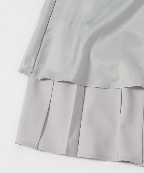 HARE（ハレ）の「シアージャガードプリーツスカート(HARE)（スカート・レディース・ブラック/ライトグレー・FREE）」の22枚目の写真