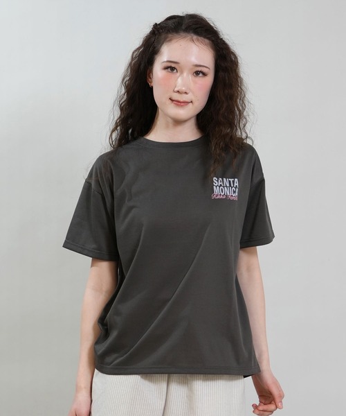 RIKKA FEMME(リッカファム)の「RIKKA FEMME/リッカファム 半袖 Tシャツ バックプリント 吸水速乾 UVカット RF6S-2102(Tシャツ/カットソー・レディース・チャコールグレー/ホワイト/イエロー・M/L/S/M)」の10枚目の写真