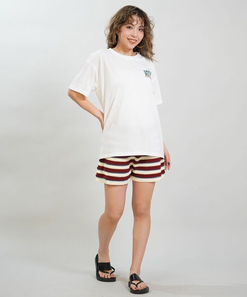 RIKKA FEMME(リッカファム)の「RIKKA FEMME/リッカファム 半袖 Tシャツ バックプリント 吸水速乾 UVカット RF6S-2102(Tシャツ/カットソー・レディース・チャコールグレー/ホワイト/イエロー・M/L/S/M)」の6枚目の写真