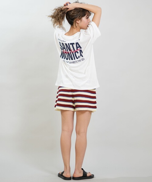RIKKA FEMME(リッカファム)の「RIKKA FEMME/リッカファム 半袖 Tシャツ バックプリント 吸水速乾 UVカット RF6S-2102(Tシャツ/カットソー・レディース・チャコールグレー/ホワイト/イエロー・M/L/S/M)」の8枚目の写真