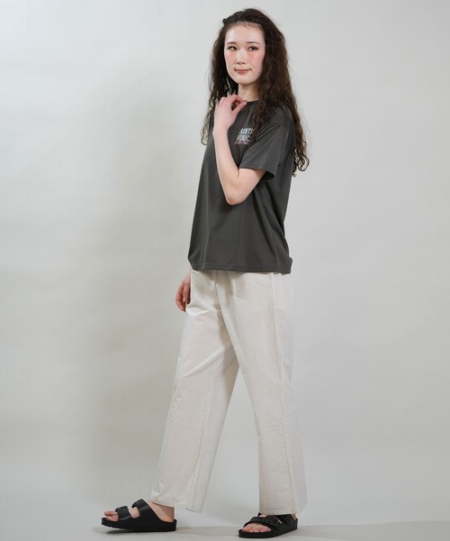 RIKKA FEMME(リッカファム)の「RIKKA FEMME/リッカファム 半袖 Tシャツ バックプリント 吸水速乾 UVカット RF6S-2102(Tシャツ/カットソー・レディース・チャコールグレー/ホワイト/イエロー・M/L/S/M)」の13枚目の写真