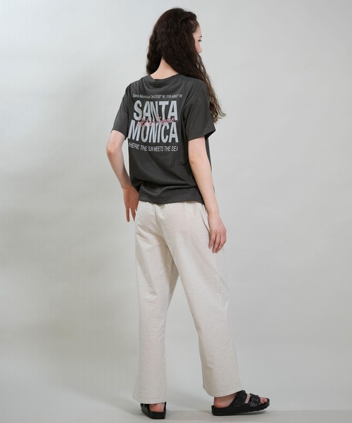 RIKKA FEMME(リッカファム)の「RIKKA FEMME/リッカファム 半袖 Tシャツ バックプリント 吸水速乾 UVカット RF6S-2102(Tシャツ/カットソー・レディース・チャコールグレー/ホワイト/イエロー・M/L/S/M)」の14枚目の写真