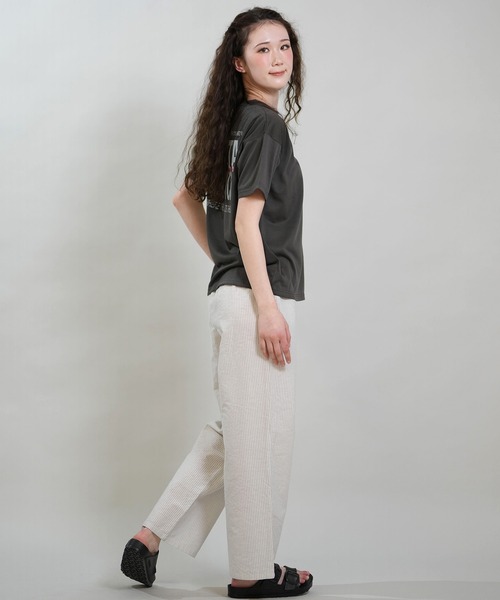 RIKKA FEMME(リッカファム)の「RIKKA FEMME/リッカファム 半袖 Tシャツ バックプリント 吸水速乾 UVカット RF6S-2102(Tシャツ/カットソー・レディース・チャコールグレー/ホワイト/イエロー・M/L/S/M)」の15枚目の写真