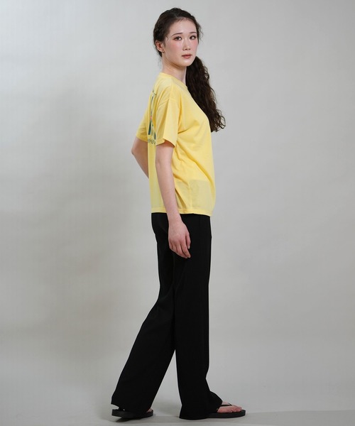 RIKKA FEMME(リッカファム)の「RIKKA FEMME/リッカファム 半袖 Tシャツ バックプリント 吸水速乾 UVカット RF6S-2102(Tシャツ/カットソー・レディース・チャコールグレー/ホワイト/イエロー・M/L/S/M)」の21枚目の写真