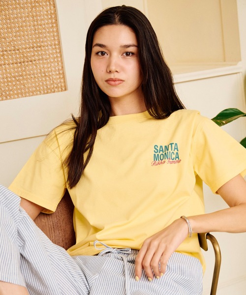 RIKKA FEMME(リッカファム)の「RIKKA FEMME/リッカファム 半袖 Tシャツ バックプリント 吸水速乾 UVカット RF6S-2102(Tシャツ/カットソー・レディース・チャコールグレー/ホワイト/イエロー・M/L/S/M)」の22枚目の写真