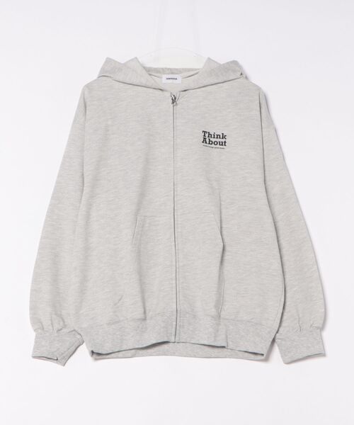 GENERATOR（ジェネレーター）の「GENERATOR/ジェネレーター ジップパーカー（パーカー・レディース・ホワイト/ブラック/トップグレー・F）」の3枚目の写真